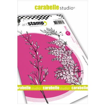 Carabelle Studio Cling Stamp Art Mimosen Und Glyzinien Gummistempel