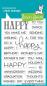 Preview: Lawn Fawn Stempelset "Happy Happy Happy" Clear Stamp