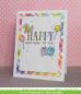 Preview: Lawn Fawn Stempelset "Happy Happy Happy" Clear Stamp