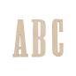 Preview: Alphabet "Buchstaben" aus Holz - 5cm (26Stk)