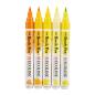 Preview: Talens Ecoline Brushpen Set x5 Yellow (11509902)