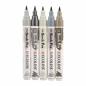 Preview: Talens Ecoline Brushpen Set x5 Grey (11509907)