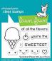 Preview: Lawn Fawn Stempelset "Sweetest Flavor" Clear Stamp