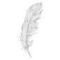 Preview: Sizzix Thinlits Craft Die - Delicate Feather