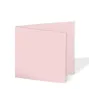 Preview: Doppelkarte - Faltkarte 15x15cm, 240g/m² in babypink