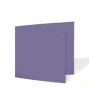 Preview: Doppelkarte - Faltkarte 15x15cm, 240g/m² in violett