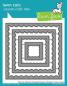 Preview: Lawn Fawn Craft Die - Reverse Stitched Scalloped Square Windows