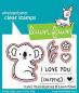 Preview: Lawn Fawn Stempelset "I Love You(calyptus)" Clear Stamp