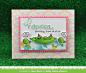 Preview: Lawn Fawn Stempelset "Be Hap-pea" Clear Stamp