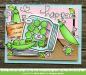 Preview: Lawn Fawn Stempelset "Be Hap-pea" Clear Stamp