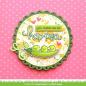 Preview: Lawn Fawn Stempelset "Be Hap-pea" Clear Stamp