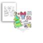 Preview: Polkadoodles Stempel "Curly Christmas" Clear Stamp-Set