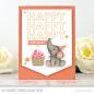 Preview: My Favorite Things Stempelset "Happy Happy Happy Birthday" Clear Stamp