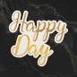 Preview: Couture Creations Cut, Foil & Emboss Die "Happy Day Sentiment Mini"