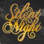 Preview: Couture Creations Hotfoil Stamp Die  - Silent Night Sentiment