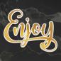 Preview: Couture Creations Cut, Foil & Emboss Die "Enjoy"