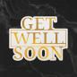 Preview: Couture Creations Cut, Foil & Emboss Die "Get Well Soon Sentiment Mini"