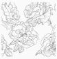 Preview: My Favorite Things "Fanciful Roses" 6x6" Background Cling Stamp