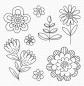 Preview: My Favorite Things Stempel "Fun Flowers" Clear Stamp