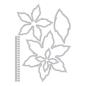 Preview: Sizzix Thinlits Craft Die-Set - Elegant Poinsettia