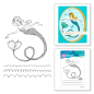 Preview: Spellbinders Stempelset "Glorious Mermaid"