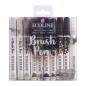 Preview: Talens Ecoline Brushpen Grau 10er Set