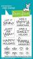 Preview: Lawn Fawn Stempelset "Shutter Card Holiday Sayings" Clear Stamp