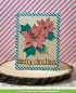 Preview: Lawn Fawn Craft Dies - Stitched Poinsettia