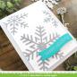 Preview: Lawn Fawn Stencil - Schablone - Snowflake Trio 6x6 Inch Stencil