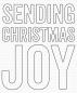 Preview: My Favorite Things Die-namics "Sending Christmas Joy" | Stanzschablone | Stanze | Craft Die