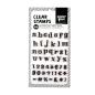 Preview: Paperfuel - Clear Stamp - Stempel - A6 Alphabet Get Them Stripes