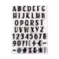 Preview: Paperfuel - Clear Stamp - Stempel - A6 Alphabet Vintage