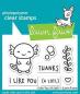 Preview: Lawn Fawn Stempelset "I Like You (A Lotl)" Clear Stamp