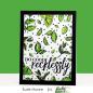 Preview: Picket Fence Studios Leaves for Flowers 3x4 Inch Clear Stamps 