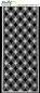 Preview: Picket Fence Studios Slim Line Basket Petals 4x10 Inch Stencil - Schablone