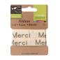 Preview: Vaessen Motivband/Text 15mm "Merci" 2m