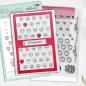 Preview: Polkadoodles Stempel "Love Hearts" Clear Stamp-Set