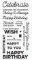 Preview: My Favorite Things Stempelset "Big Birthday Wishes" Clear Stamp