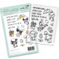 Preview: Polkadoodles Stempel "Spring Showers" Clear Stamp-Set