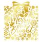 Preview: Gemini Foil Stamp  Merry and Bright  -  Hotfoil - 