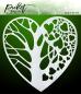 Preview: Picket Fence Studios Tree of Hearts  Stencil - Schablone