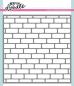 Preview: Heffy Doodle Brick By Brick  Stencil - Schablone