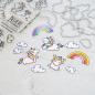 Preview: Heffy Doodle Fluffy Puffy Unicorns  Cutting Dies - Stanze