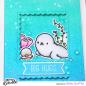 Preview: Heffy Doodle Bold Banner Sentiments   Clear Stamps - Stempel 