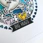 Preview: Heffy Doodle Bold Banner Sentiments   Clear Stamps - Stempel 