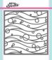 Preview: Heffy Doodle Bubble Waves  Stencil - Schablone