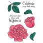 Preview: Crafters Companion - Bloom with Happiness  - Clear Stamps