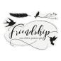 Preview: Crafters Companion - Sharon Callis From the Heart - Friendship - Clear Stamps