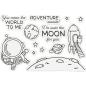 Preview: Gemini Over The Moon Stamp & Die  - Stempel & Stanze 