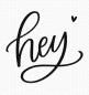 Preview: My Favorite Things Stempel "Hey" Clear Stamp